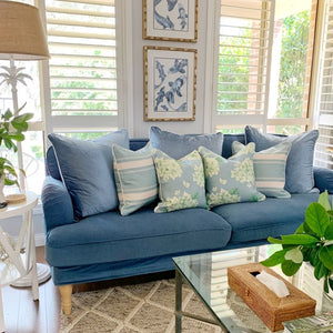 What Colour Cushions Go With a Blue Sofa?