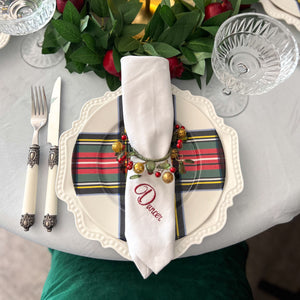Personalised Christmas Napkins (Set of 4)