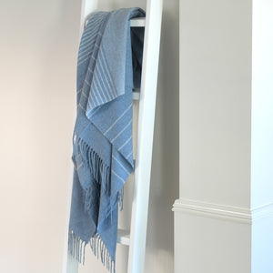 Timeless Stripe Merino Wool Blend Throw