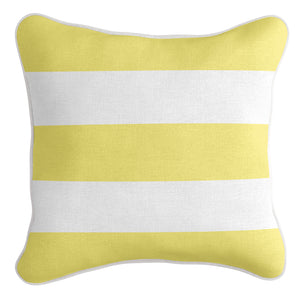 Classic Stripe Cushion Cover - Yellow