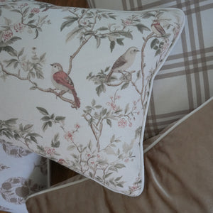 Check - Taupe Cushion Cover