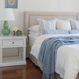 Duck Egg Blue Bolster - Poly Insert Included