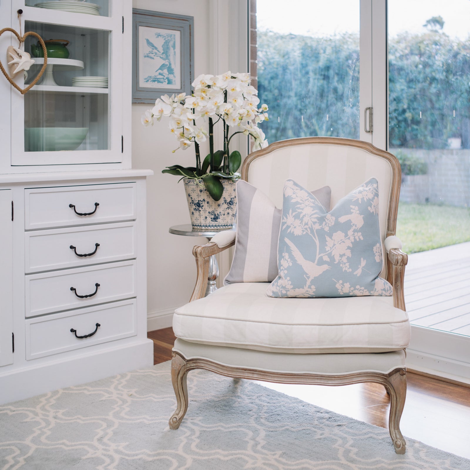 Duck egg sales blue chair cushions