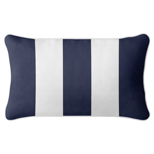 Classic Stripe Cushion Cover - Navy