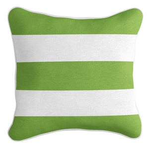 Classic Stripe Cushion Cover - Green