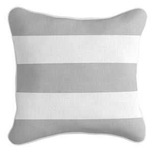 Classic Stripe Cushion Cover - Grey