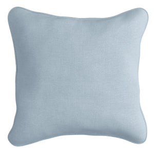 Duck Egg Blue with Matched Piping Cushion Cover