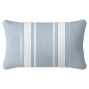 French Stripe Cushion Cover - Duck Egg Blue