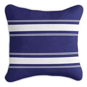 French Stripe Cushion Cover - Navy