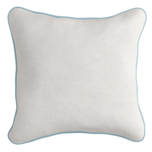 Hamilton Off-White Cushion Cover - Sea Mist Piping