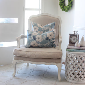 Elizabeth - Peony Blue Cushion Cover