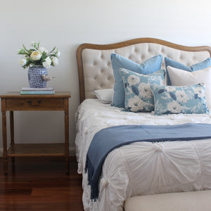 Elizabeth - Peony Blue Cushion Cover