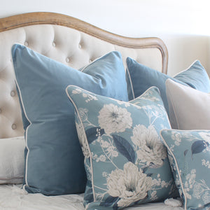 Elizabeth - Peony Blue Cushion Cover