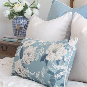 Elizabeth - Peony Blue Cushion Cover