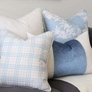 Louis Duck Egg Blue Cushion Cushion Covers Combo 1