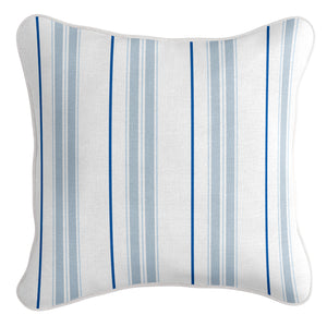 Multi Stripe - Mixed Blue Cushion Cover