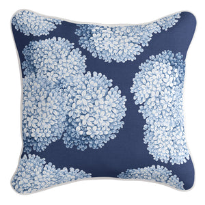Giselle - Navy Hydrangeas Cushion Cover