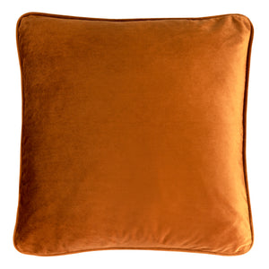 Velvet Cushion Cover - Burnt Orange