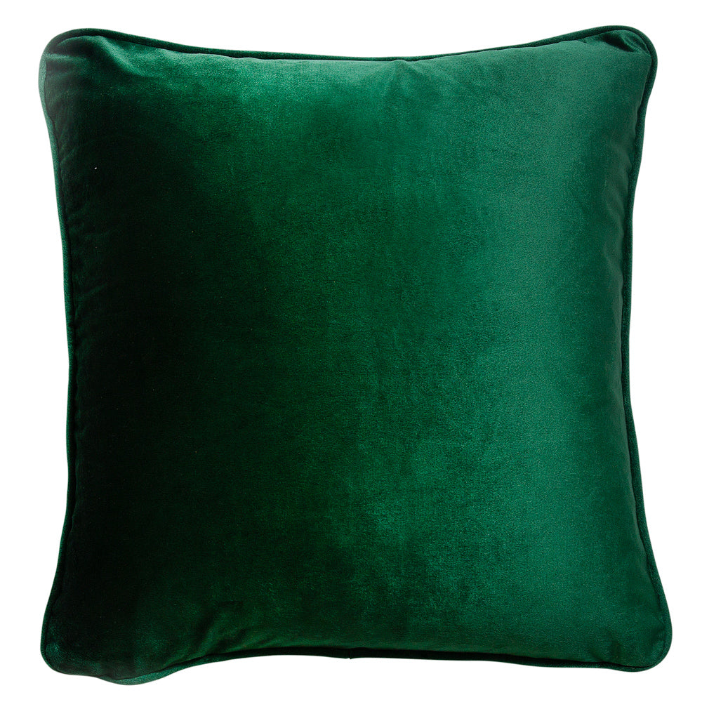 Velvet Cushion Cover Emerald Green - Main Image
