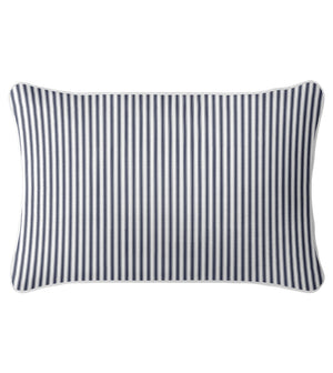 Ticking Stripe Cushion Cover - Navy